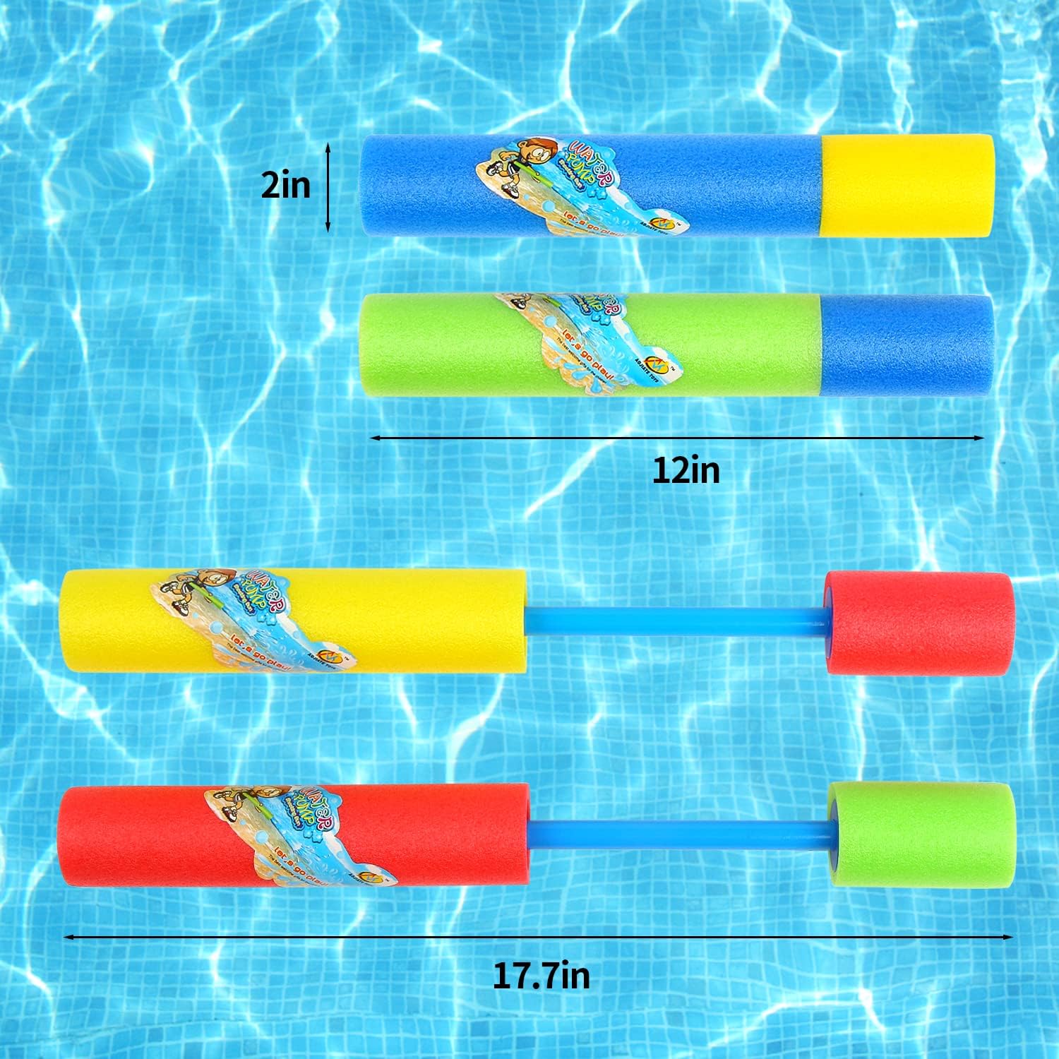 Procamp Water Squirt Toys 6 Pack - Shop  Other Outdoor Toys at  Trekaline