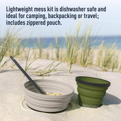 Sea to Summit X-Set 3-Piece Collapsible Camping Dinnerware