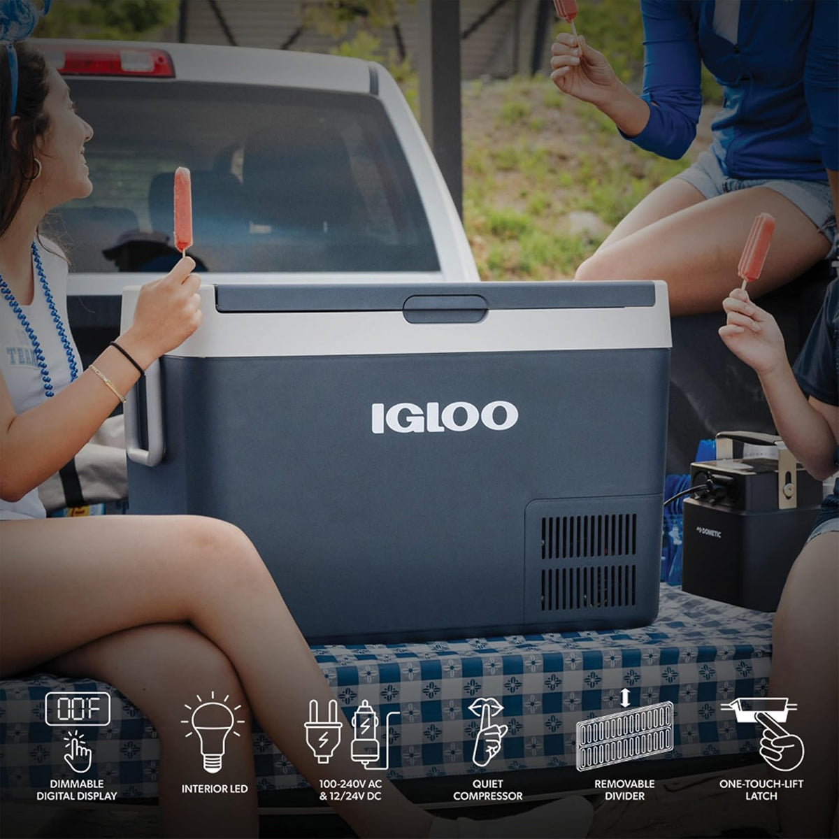 Igloo Iceless Compressor Fridge 60 Freezer Cooler 62 Quart - Shop  Hard-sided Coolers at  Trekaline