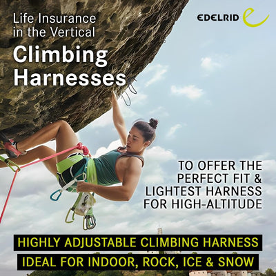 Edelrid Joker Adjustable Sit Harness - Shop Climbing Harnesses at Trekaline