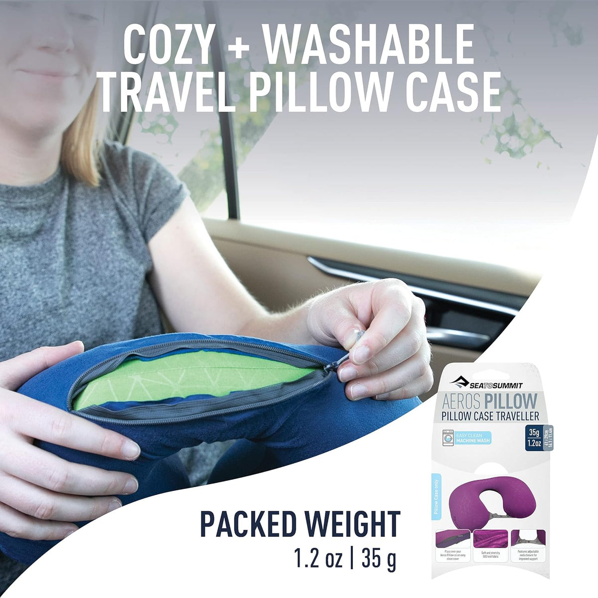 Sea to Summit Aeros Traveller Neck Pillow Case - Shop  Travel Pillows at  Trekaline