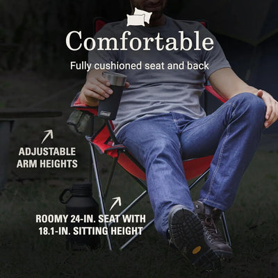 Coleman Broadband Mesh Quad Chair - Shop  Camp Chairs at  Trekaline