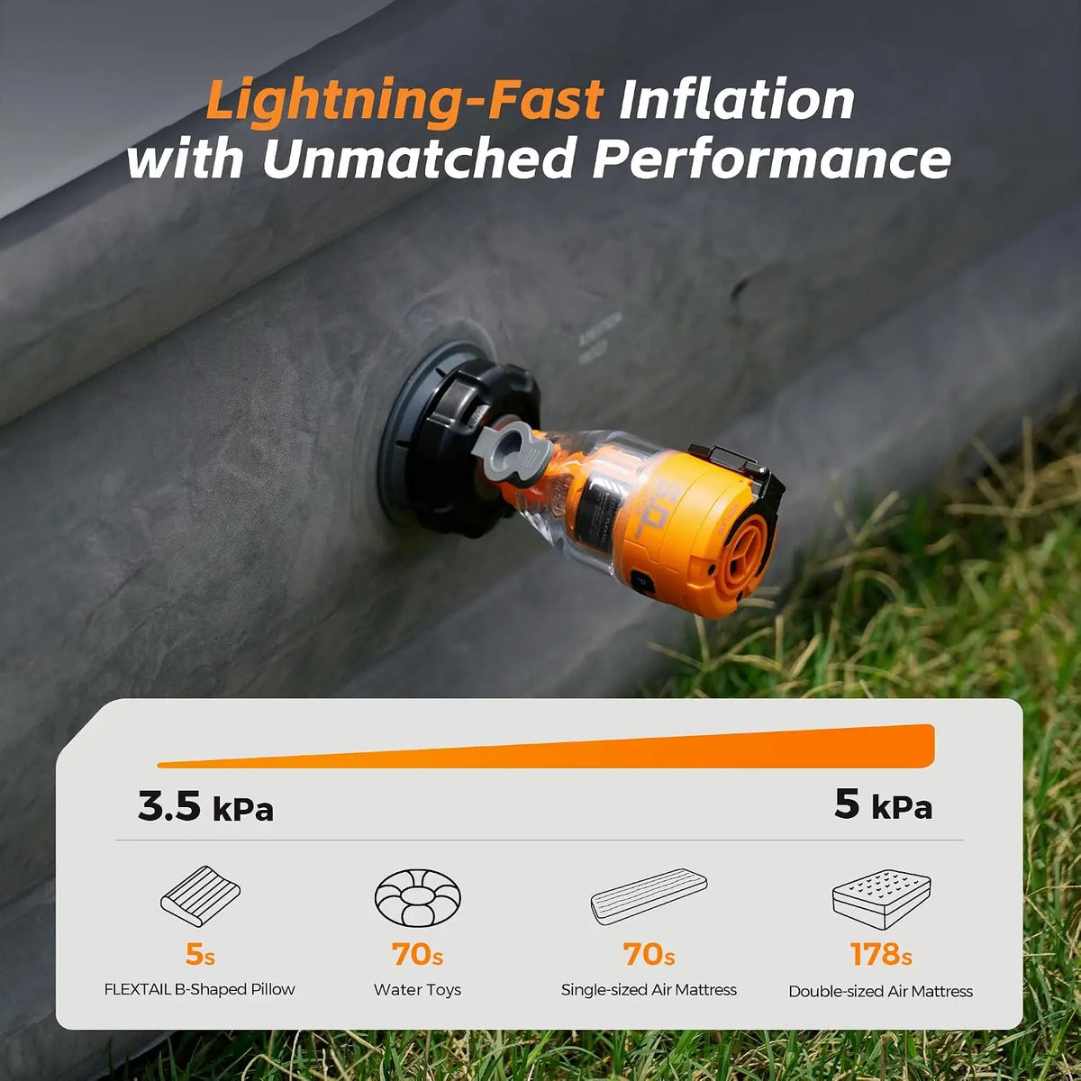 Flextail Max Pump 3 Portable Advanced Air Pump Lantern - Shop  Air Pumps at  Trekaline
