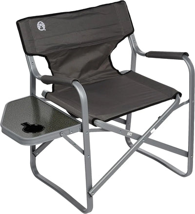 Coleman Aluminum Deck Chair with Table - Shop  Camp Chairs at  Trekaline