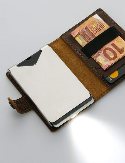 Ledlenser Lite Wallet RFID Leather Light - Shop   at  Trekaline
