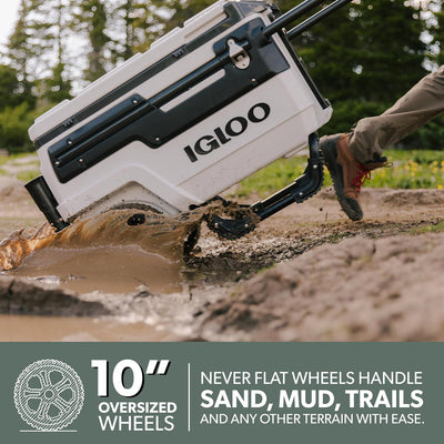 Igloo Trailmate Journey Roller Cooler 70 Quart - Shop  Hard-sided Coolers at  Trekaline