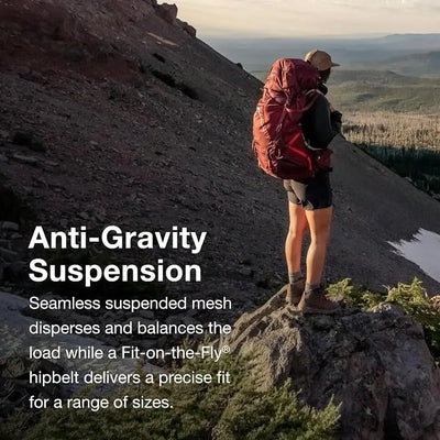 Osprey Aura AG LT 50 Backpacking Pack - Women - Shop  Backpacking Packs at  Trekaline