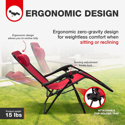 Procamp Zero Gravity Reclining Lounge Chair - Shop  Camp Chairs at  Trekaline