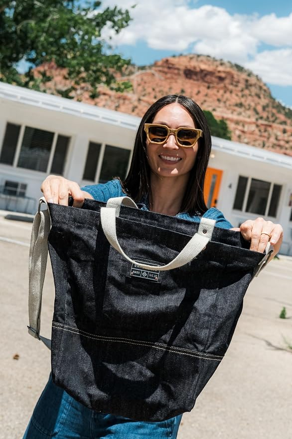 Barebones Neelum Waxed Denim Totes - Shop  Tote Bags at  Trekaline