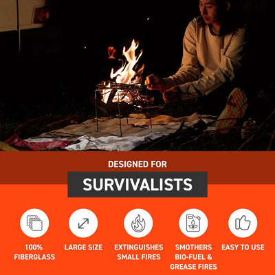 Survive Outdoors Longer Emergency Fire Blanket