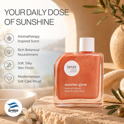 Laouta Sunrise Glow Body Oil Silica Free