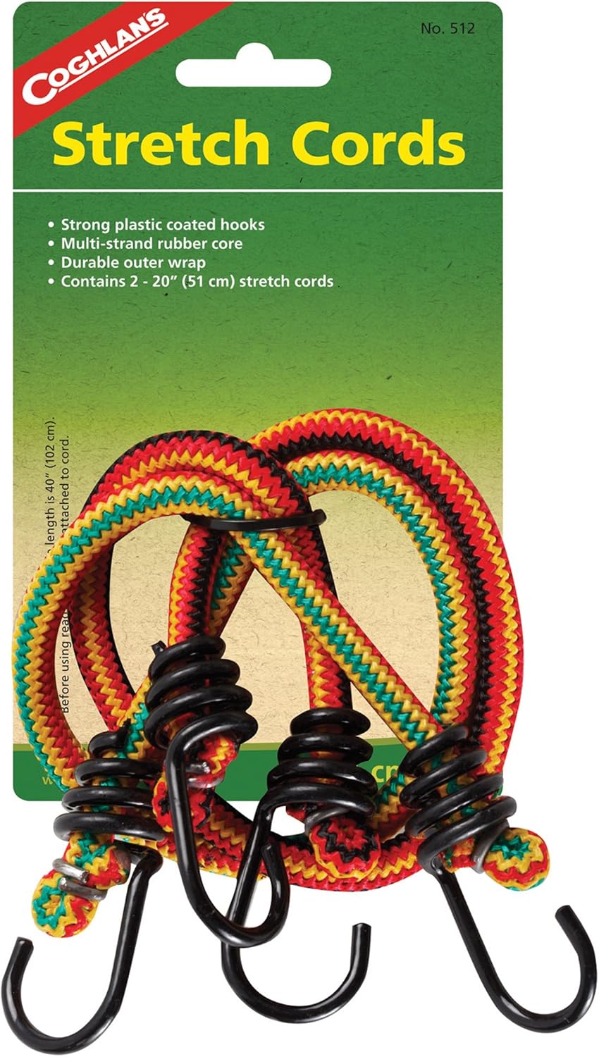 Coghlan's Heavy Duty Bungee Stretch Cords - Shop  Bungee Cords at  Trekaline