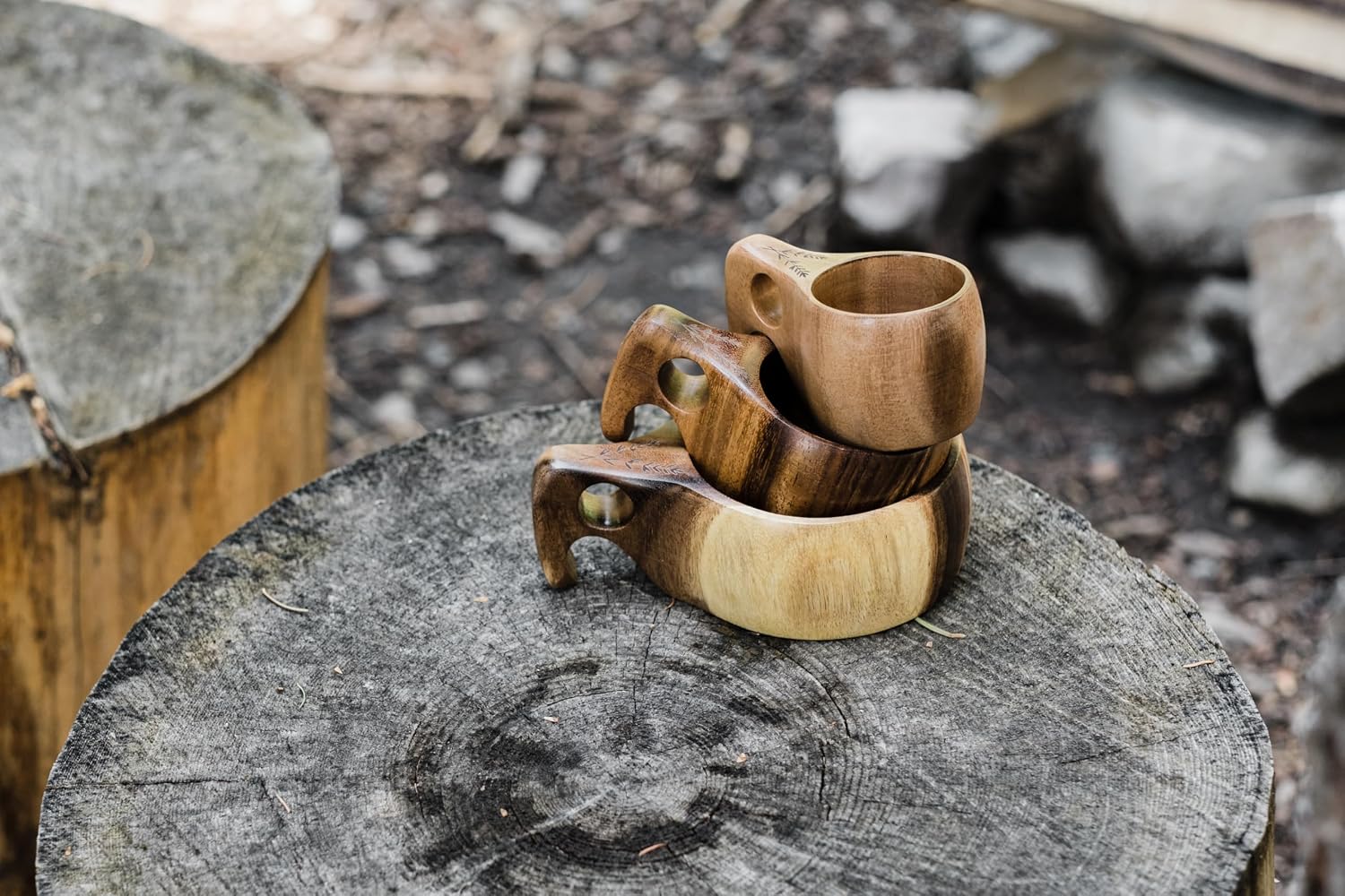 Barebones Kuksa Wooden Drinking Cup - Shop  Camping Cups at  Trekaline