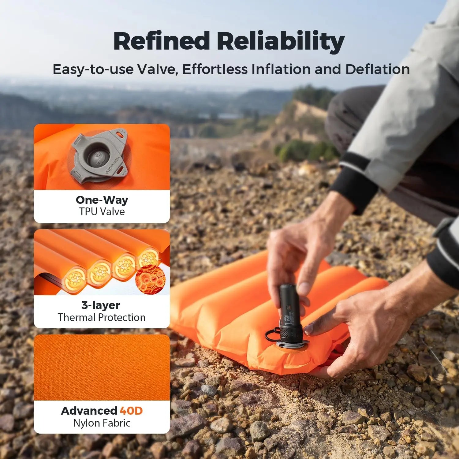Flextail Zero Seat Inflatable Cushion - Shop  Trail Seats at  Trekaline