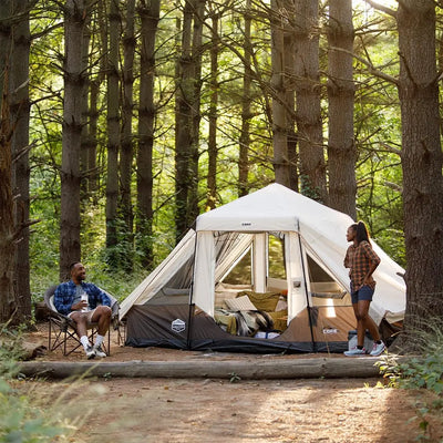 Core Equipment 10 Person Lighted Instant Pyramid Tent - Shop  Camping Tents at  Trekaline