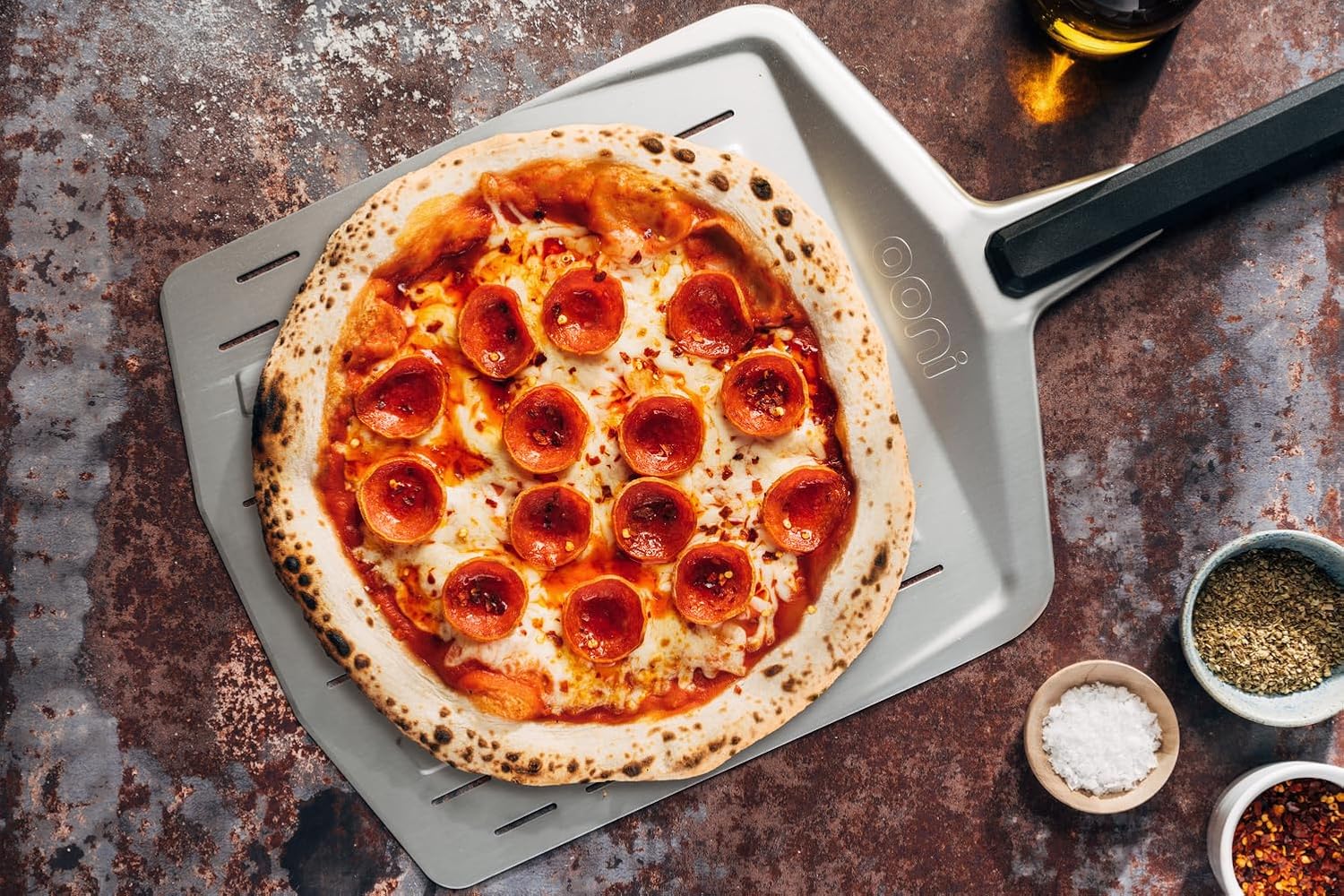 Ooni Perforated Pizza Peel Anodized Aluminum - Shop  Cookware Accessories at  Trekaline