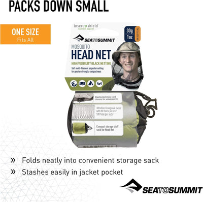 Sea to Summit Permethrin Mosquito Head Net - Shop  Mosquito Net Clothing at  Trekaline