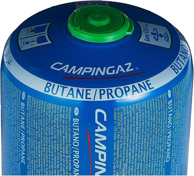 Campingaz CV470 Plus Gas Cartridge - 450g, ideal for outdoor cooking, blue cylinder with butane/propane label.
