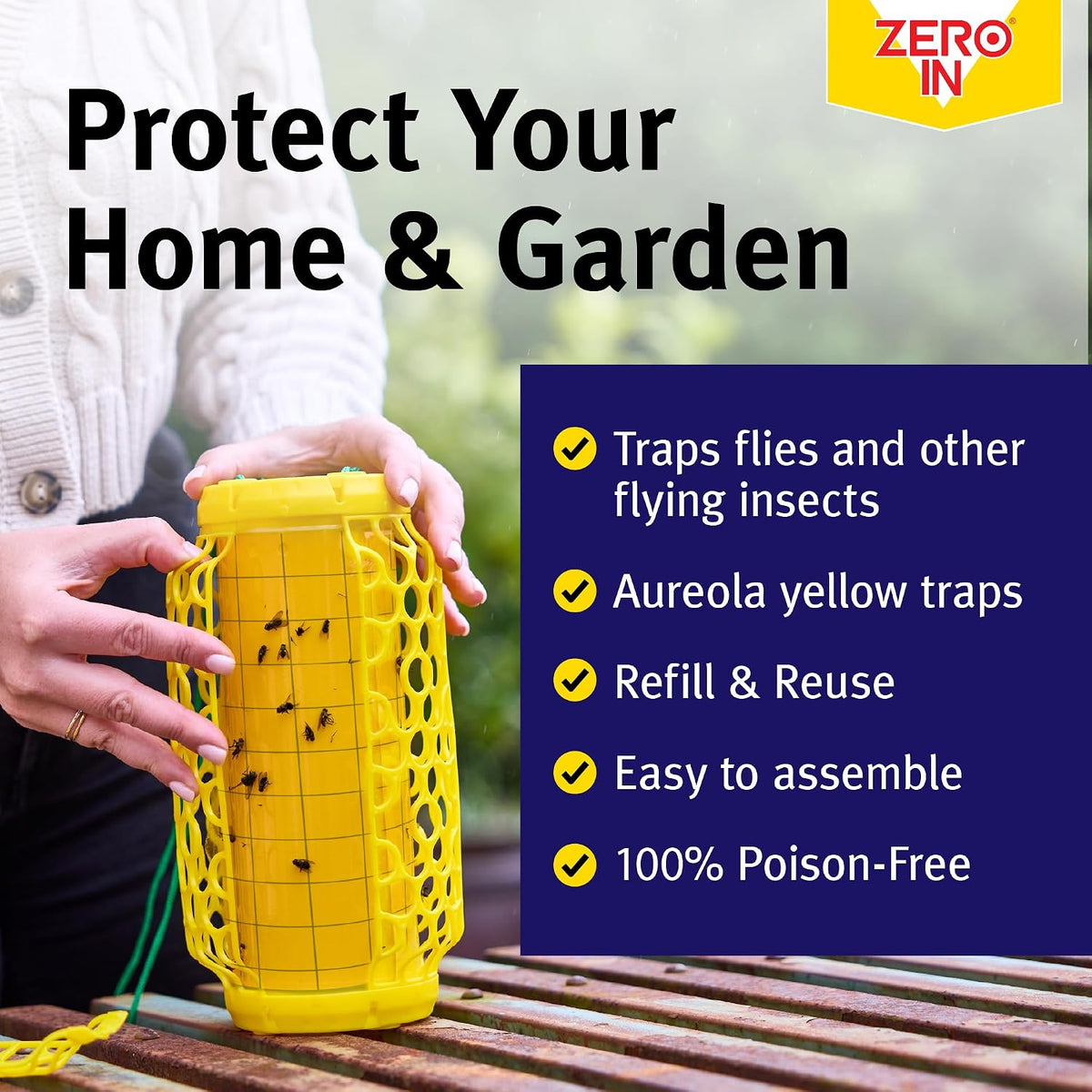 STV Zero In New Gen Fly Traps Refills 3-Pack
