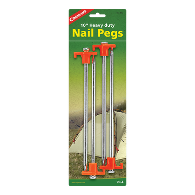 Coghlan's Heavy Duty Nail Pegs 10 Inch - Shop  Tent Stakes at  Trekaline