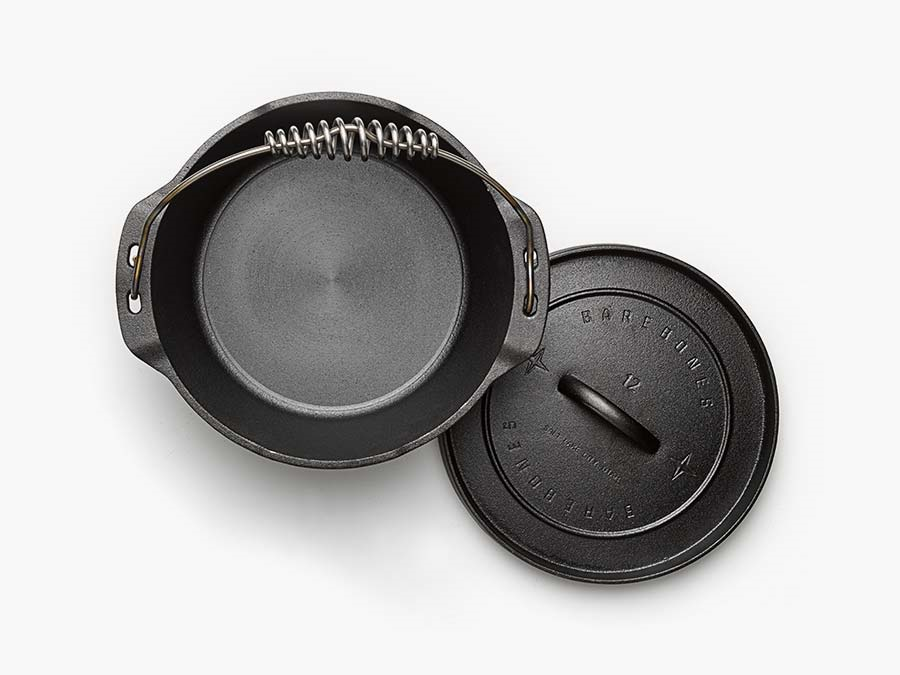 Barebones Classic Cast Iron Dutch Oven 12 in - Shop  Dutch Ovens at  Trekaline