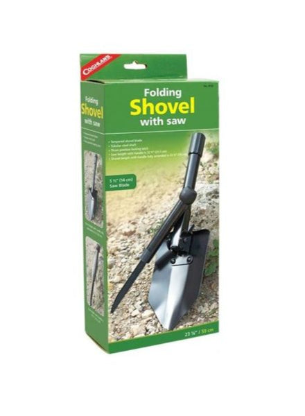 Coghlan's Folding Shovel with Saw - Shop  Camp Saws at  Trekaline
