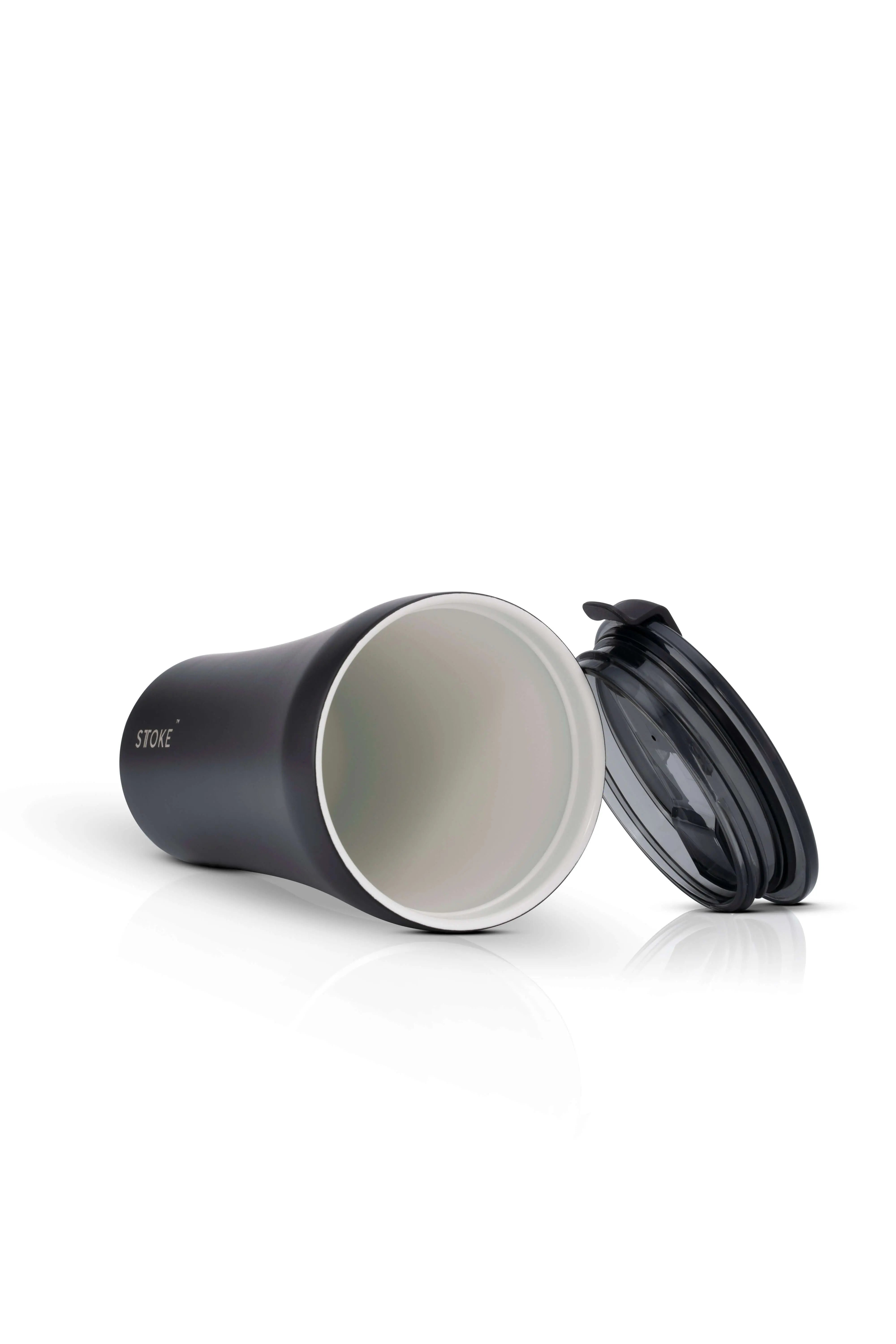 Sttoke Classic Series Ceramic Leak Proof Cup - 12 oz / 350 ml