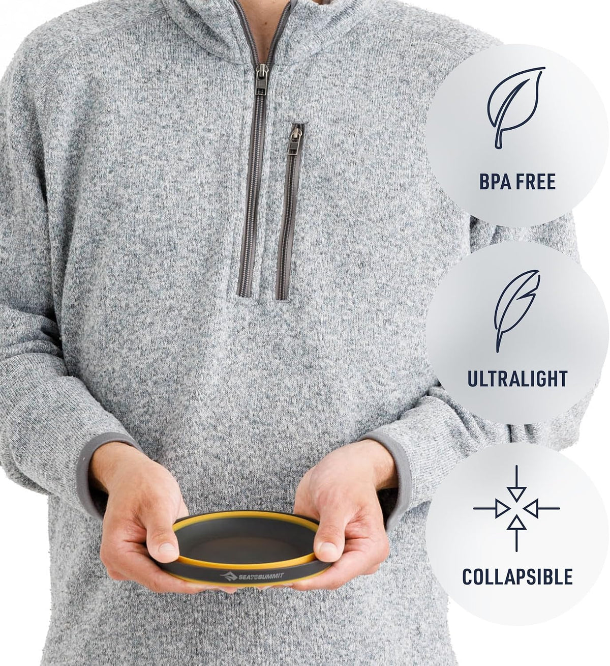 Sea to Summit Frontier Ultralight Collapsible Bowl - Shop  Camping Bowls at  Trekaline