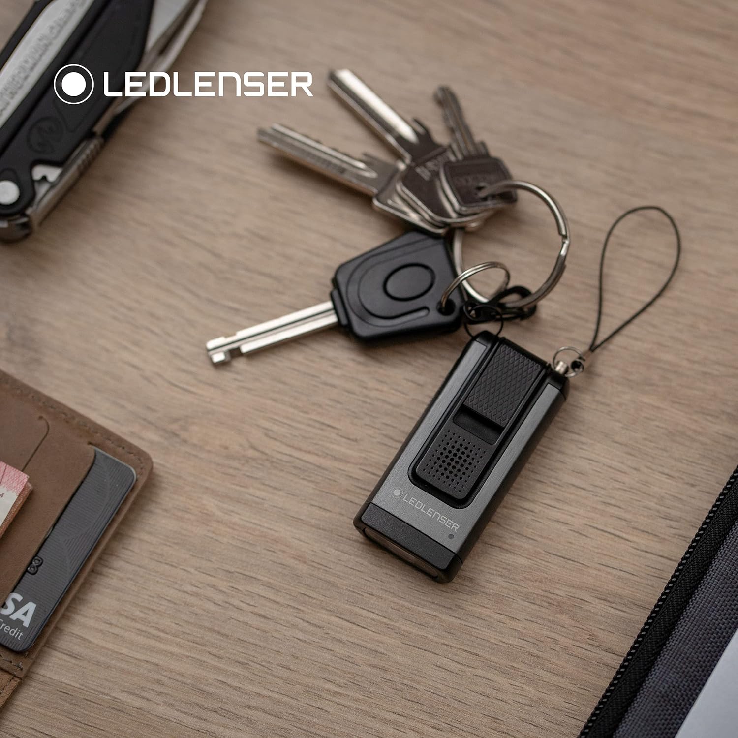 Ledlenser K6R Safety Alarm Keychain Flashlight