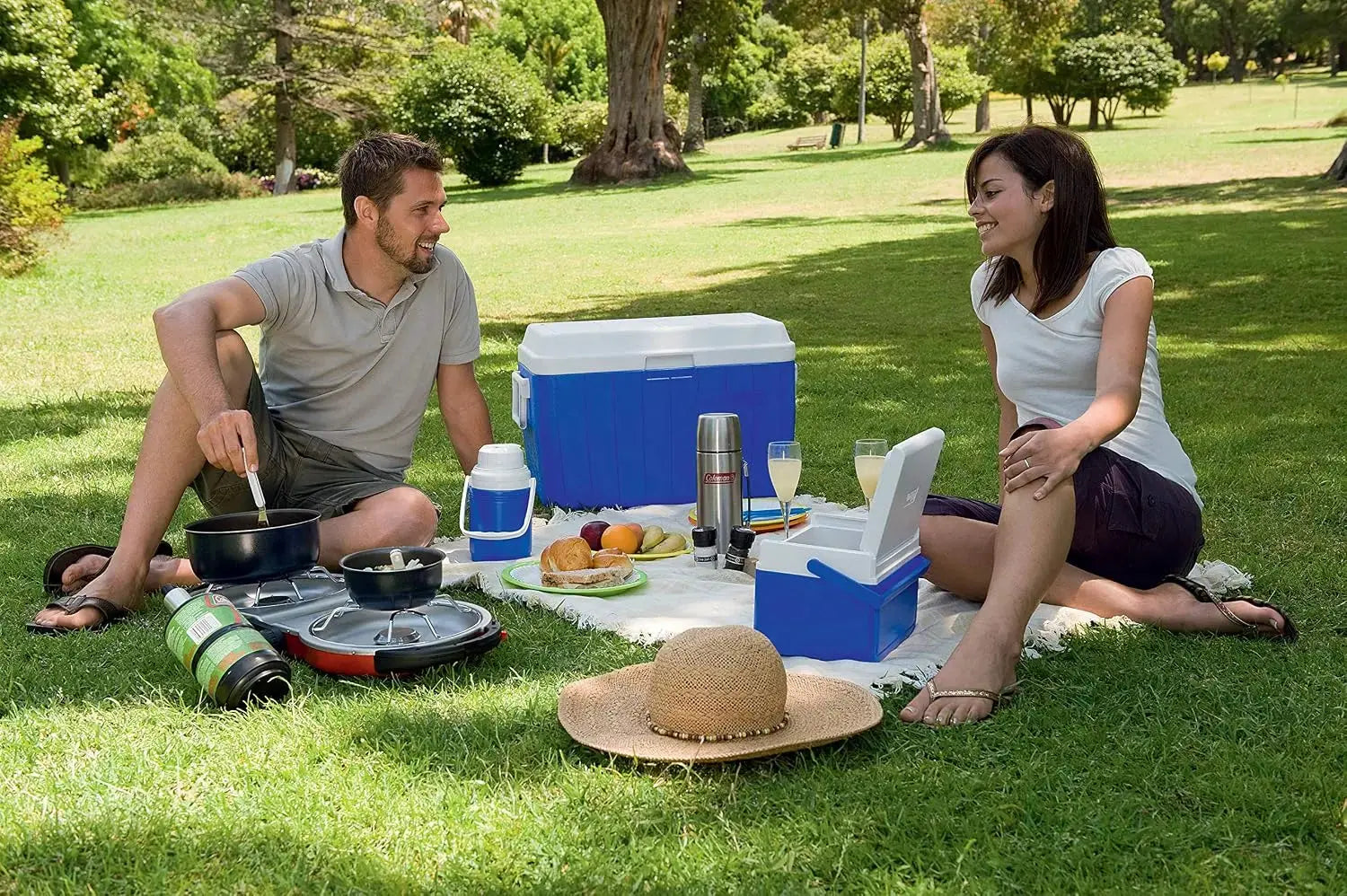 Coleman 48 Quart Cooler Combo Set - Shop  Hard-sided Coolers at  Trekaline