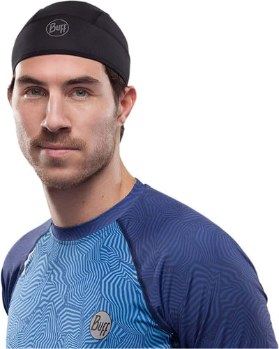 Buff Underhelmet Cap Solid Black Cycling UV Layer