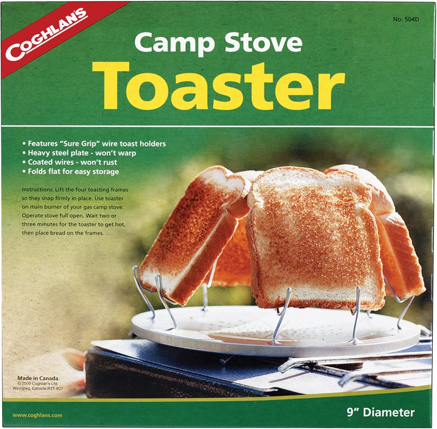 Coghlan's Camp Stove Toaster 4 Slice - Shop  Cooking Utensils at  Trekaline
