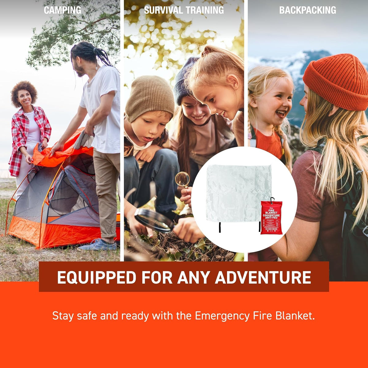 Survive Outdoors Longer Emergency Fire Blanket