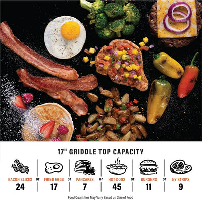 Blackstone 17 inch Tabletop Griddle with Hood - Shop  Griddles at  Trekaline