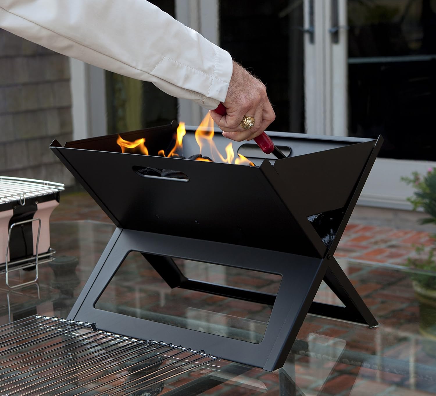 Procamp Portable Notebook BBQ Grill - Shop  Charcoal Grills at  Trekaline