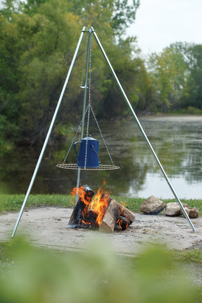 Coghlan's Tri-Pod Camping Grill - Shop  Campfire Grills at  Trekaline
