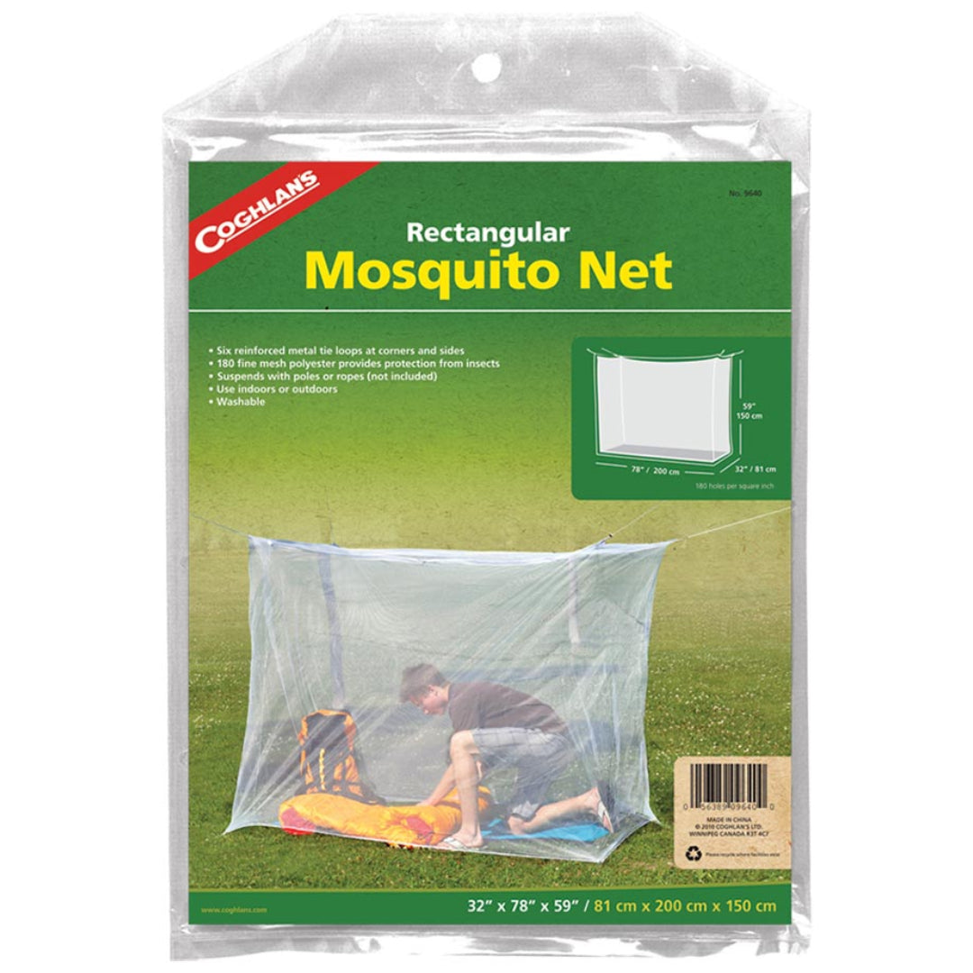 Coghlan's Rectangular Mosquito Net - Shop  Mosquito Bed Nets at  Trekaline