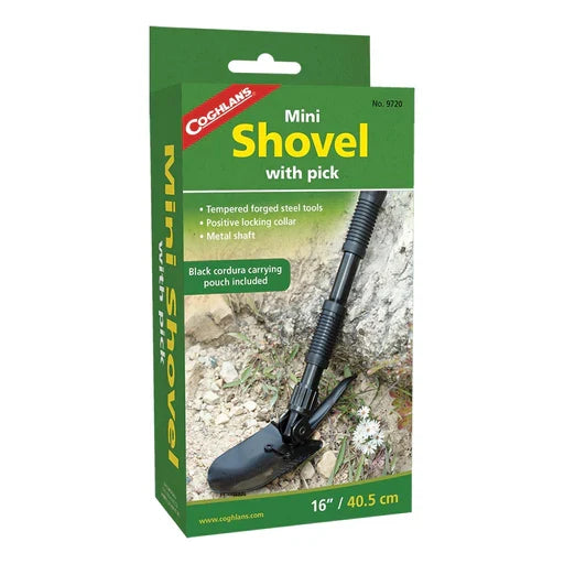 Coghlan's Mini Shovel with Pick - Shop  Camp Shovels at  Trekaline