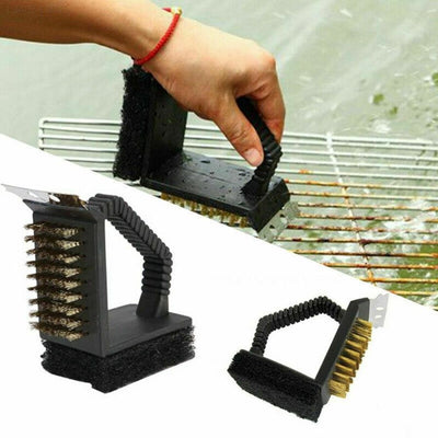 Procamp Joyous 3-in-1 BBQ Grill Brush - Shop  Grill and Fire Pit Accessories at  Trekaline