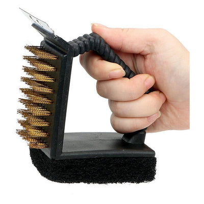 Procamp Joyous 3-in-1 BBQ Grill Brush - Shop  Grill and Fire Pit Accessories at  Trekaline