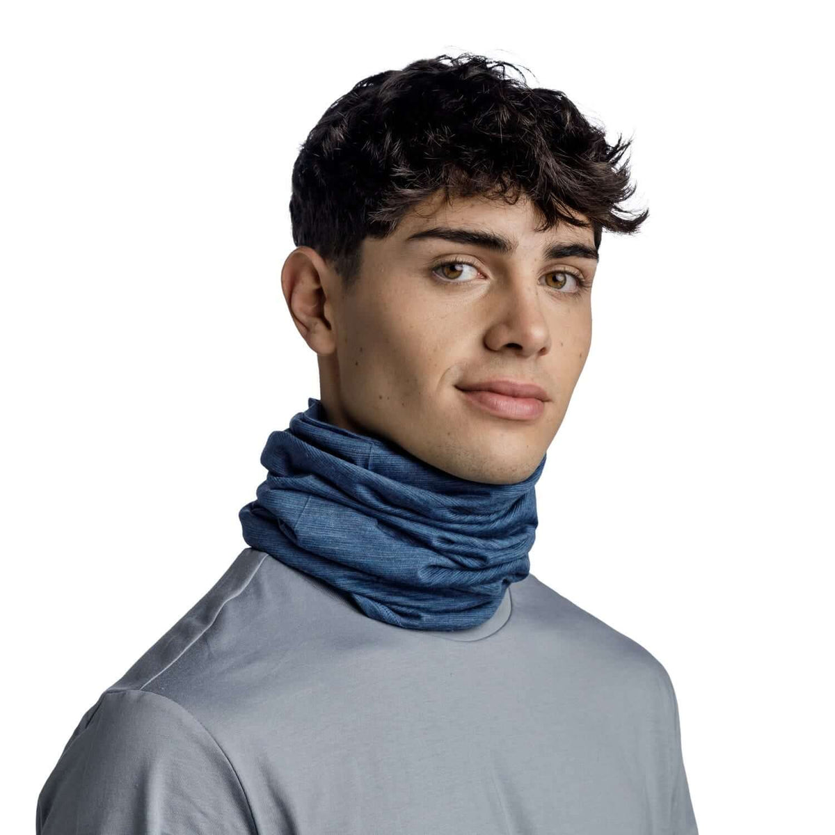 Buff Merino Lightweight Neckwear Multistripes Tempest