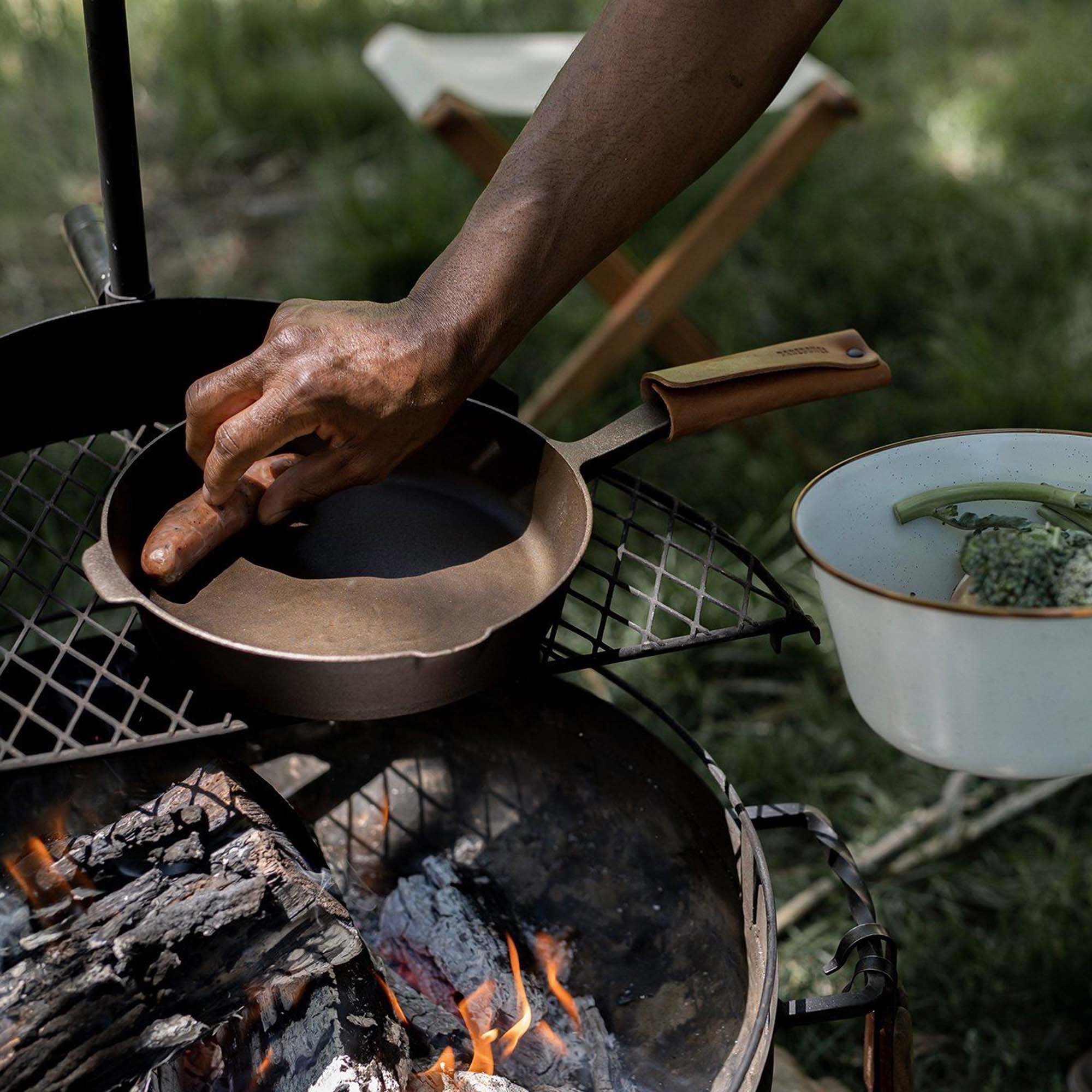 Barebones All in One Cast Iron Skillet - Shop  Frying Pans at  Trekaline