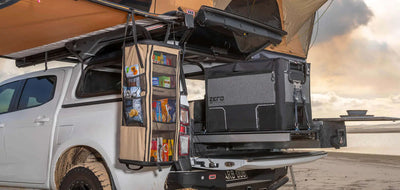 ARB Hanging Organizer for Travel & Camping 4-Shelf Collapsible Storage