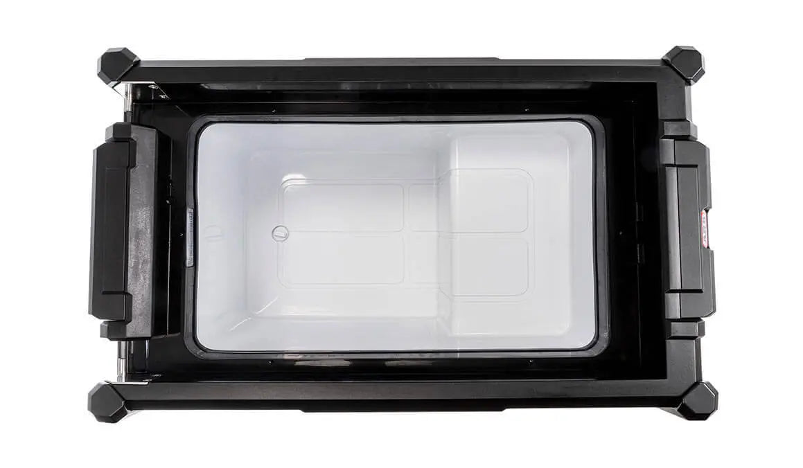 Top view of ARB Zero Portable Fridge Freezer Single Zone - 36L interior with open lid