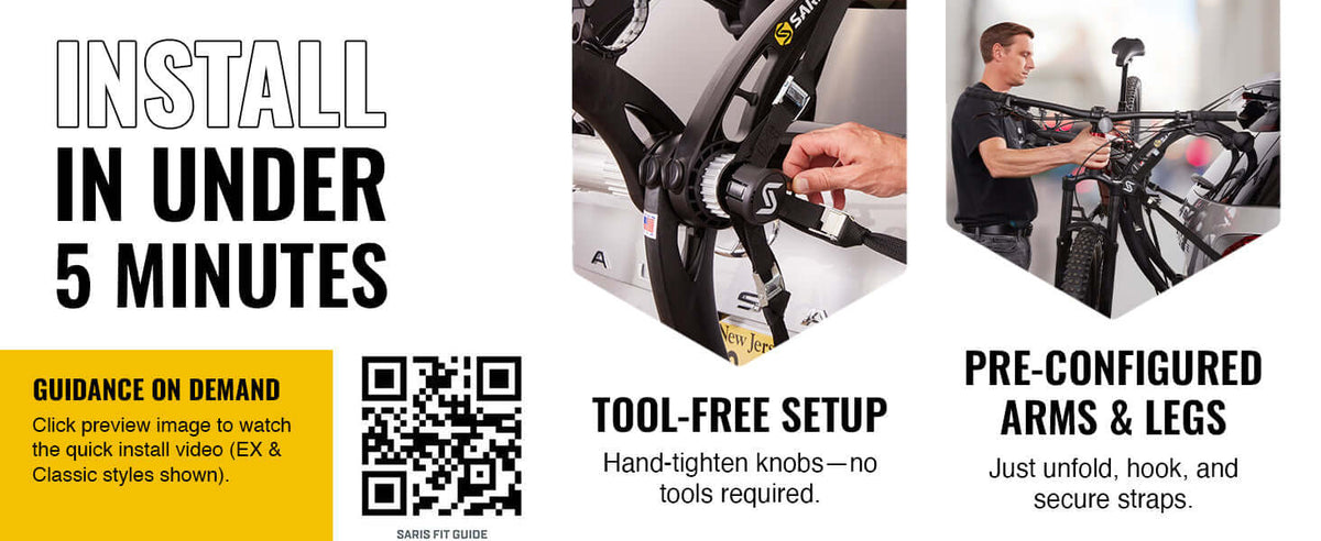 Saris Bones EX 2-Bike Trunk Rack