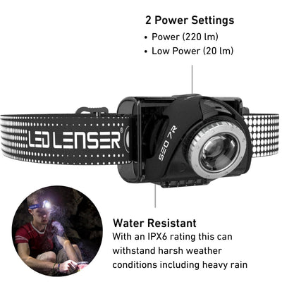 Ledlenser SEO7R Rechargeable Headlamp - Shop  LED Headlamps at  Trekaline