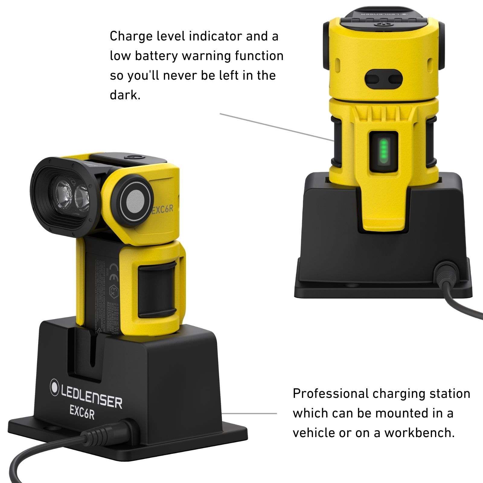 Ledlenser EXC6R Intrinsically Safe Right Angle Torch - Shop  Flashlights at  Trekaline