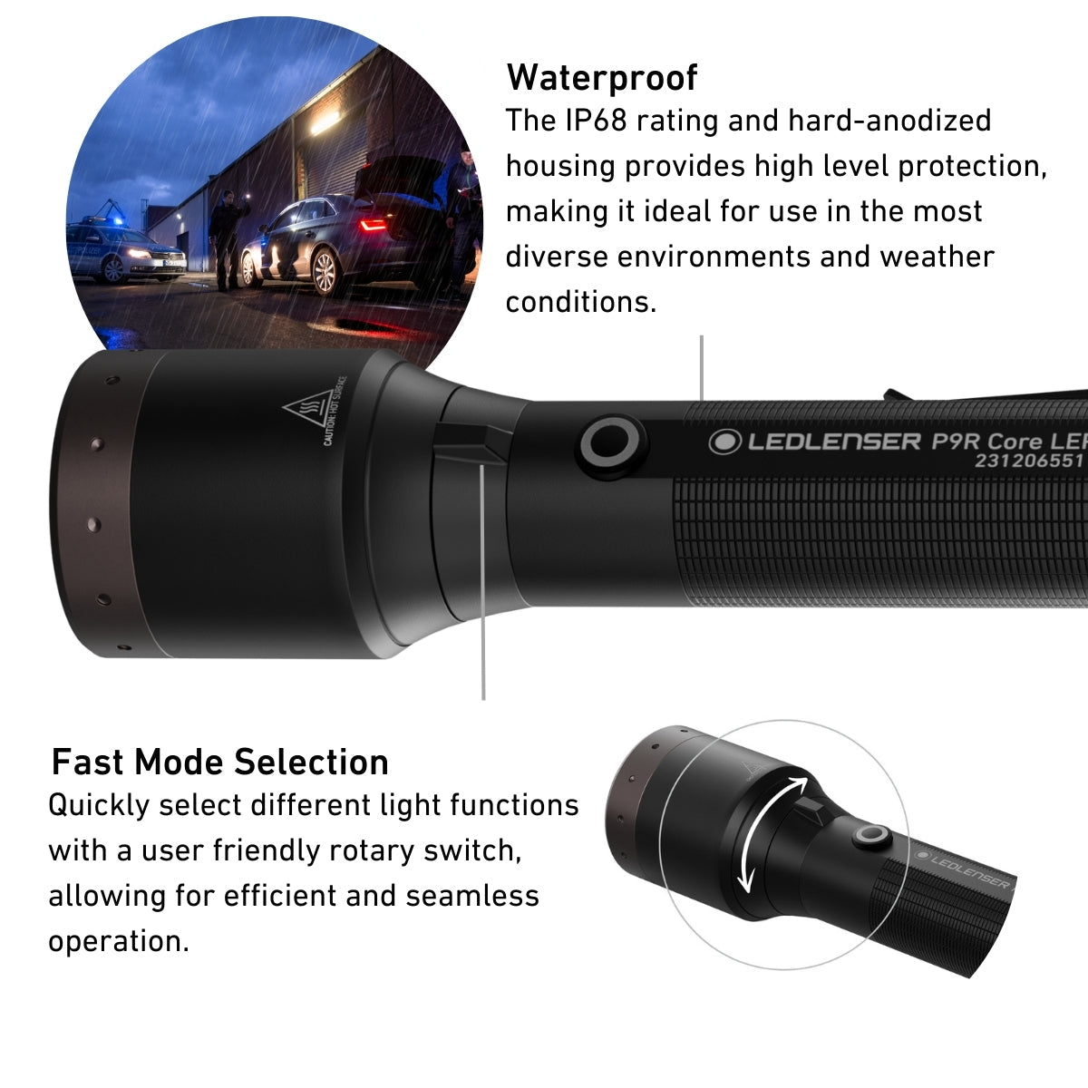Ledlenser P9R Core LEP Edition Rechargeable Flashlight - Shop  Flashlights at  Trekaline