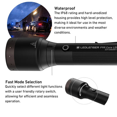 Ledlenser P9R Core LEP Edition Rechargeable Flashlight - Shop  Flashlights at  Trekaline