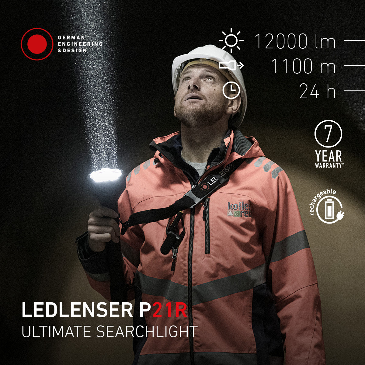 Ledlenser P21R Search Flashlight - Shop  Flashlights at  Trekaline